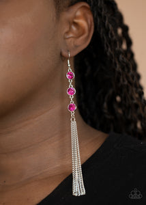 Moved to TIERS - Pink Earrings - Paparazzi Accessories