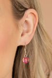 Gossip Glam - Pink Necklace - Paparazzi Accessories