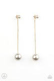 Extended Elegance - Gold Earrings - Paparazzi Accessories
