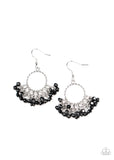 Charmingly Cabaret - Black Earrings - Paparazzi Accessories