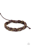 Cowboy Couture - Brown Urban Bracelet - Paparazzi Accessories