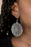 Petal Prana - Silver Earrings - Paparazzi Accessories