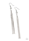 Swing Into Action - Silver Earrings - Paparazzi Accessories