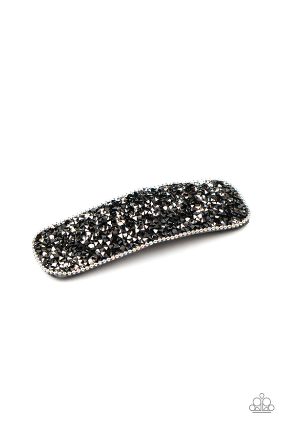 From HAIR On Out - Black Hair Clip - Paparazzi Accessories