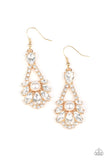Prismatic Presence - Gold Earrings - Paparazzi Accessories