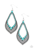 Essential Minerals - Blue Earrings - Paparazzi Accessories