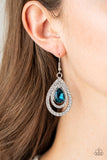 So The Story GLOWS - Blue Earrings - Paparazzi Accessories