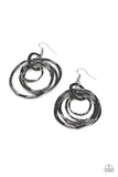 Ringing Radiance - Black Earrings - Paparazzi Accessories