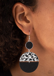 Natural Element - Black Earrings - Paparazzi Accessories