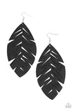 I Want To Fly - Black Earrings - Paparazzi Accessories