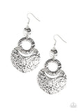 Shimmer Suite - Silver Earrings - Paparazzi Accessories