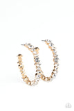 Can I Have Your Attention? - Gold Earrings - Paparazzi Accessories