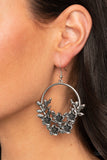 Eden Essence - Silver Earrings - Paparazzi Accessories