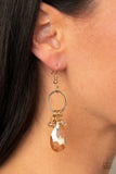 Unapologetic Glow - Gold Earrings - Paparazzi Accessories
