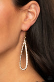 Glitzy Goals - Gold Earrings - Paparazzi Accessories