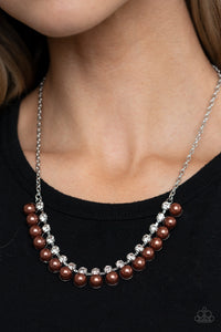 Frozen in TIMELESS - Brown Necklace - Paparazzi Accessories