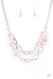 High Roller Status - Pink Necklace - Paparazzi Accessories