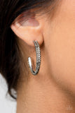 Trail Of Twinkle - Silver Earrings - Paparazzi Accessories