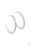  Dont Think Twice - Pink Earrings - Paparazzi Accessories