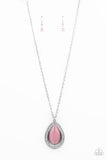 You Dropped This - Pink Necklace - Paparazzi Accessories