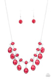 Lady of the POWERHOUSE - Red Necklace - Paparazzi Accessories
