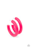 Woodsy Wonder - Pink Earrings - Paparazzi Accessories