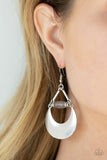 Mystical Moonbeams - Silver Earrings - Paparazzi Accessories