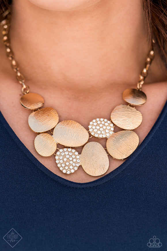 A Hard LUXE Story - Gold Necklace - Paparazzi Accessories