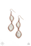 The Oracle Has Spoken - Copper Earrings - Paparazzi Accessories