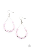 Wink Wink - Pink Earrings - Paparazzi Accessories