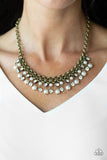 You May Kiss the Bride - Brass Necklace - Paparazzi Accessories