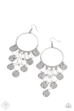 All CHIME High - Silver Earrings - Paparazzi Accessories