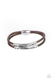 What a WANDER-ful World - Brown Bracelet - Paparazzi Accessories