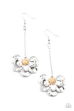 Oh SNAPDRAGONS! - Silver Earrings - Paparazzi Accessories