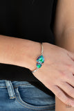 Deep Space Shimmer - Green Bracelet - Paparazzi Accessories