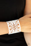 Hacienda Hotspot - White Bracelet - Paparazzi Accessories