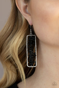 Dont QUARRY, Be Happy Earrings - Paparazzi Accessories