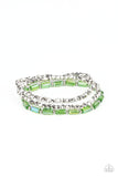 Elegant Essence - Green Bracelet - Paparazzi Accessories