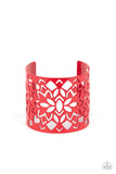 Hacienda Hotspot - Red Bracelet - Paparazzi Accessories