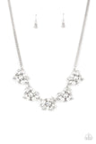 HEIRESS of Them All - White Necklace - Paparazzi Accessories