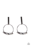 Set Into Motion - Black Earrings - Paparazzi Accessories