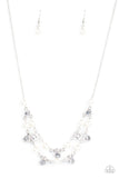 Royal Announcement - White Necklace - Paparazzi Accessories