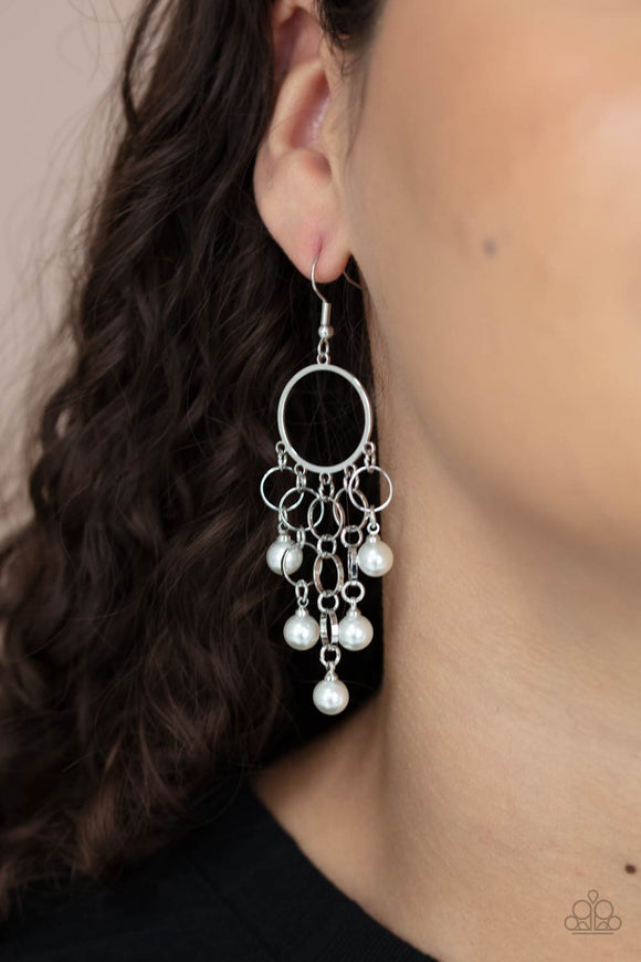 When Life Gives You Pearls - White earrings - Paparazzi Accessories