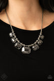 Urban Extravagance - Silver Necklace - Paparazzi Accessories