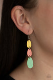 Rainbow Drops - Multi Earrings - Paparazzi Accessories
