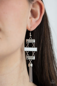 Mind, Body, and SEOUL - White Earrings - Paparazzi Accessories
