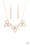 Prairie Fairytale - Rose Gold Necklace - Paparazzi Accessories