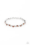 Twinkly Trendsetter - Brown Bracelet - Paparazzi Accessories