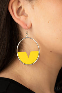 Island Breeze - Yellow Earrings - Paparazzi Accessories