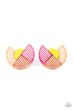 Its Just an Expression - Pink Earrings - Paparazzi Accessories